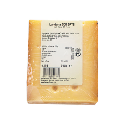 500 DAYS AGED GOUDA CHEESE 180G (#100207)