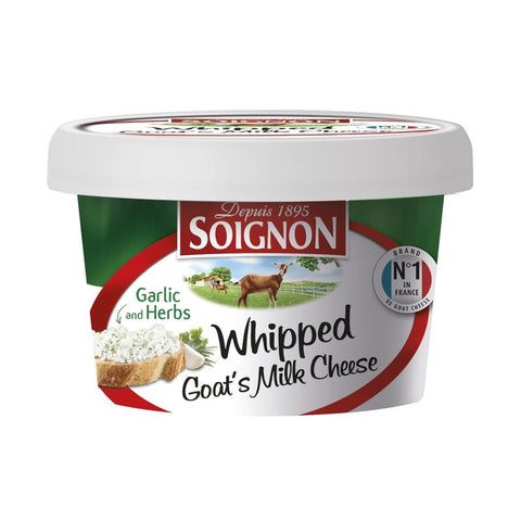 GOAT CHEESE SPREADABLE GARLIC & HERBS 140G (#100442)