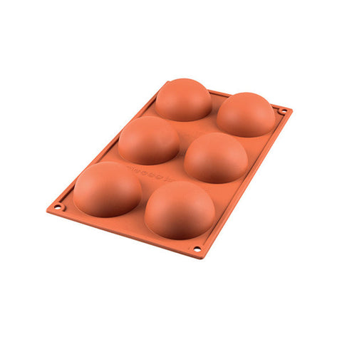 SILICON MOULD SF002 HALF SPHERES DIA70 H35MM 20.002.00.0065 (#101374)