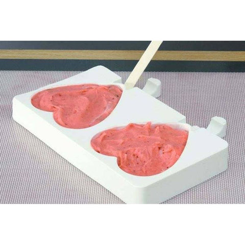 SILICON MOULD GEL03 EASY CREAM HEART 25.323.87.0063 (#101378)