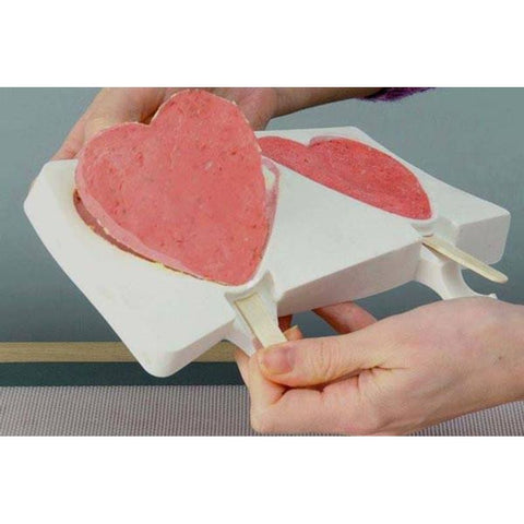 SILICON MOULD GEL03 EASY CREAM HEART 25.323.87.0063 (#101378)
