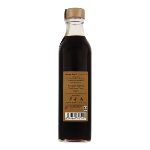 PREMIUM LIGHT SOYA SAUCE 375ML (#101509)