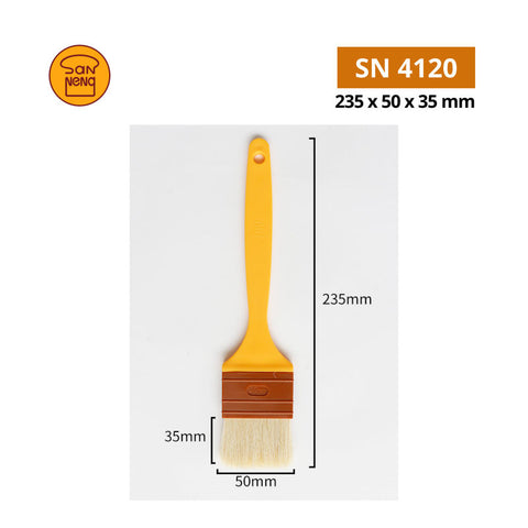 WOOL PASTRY BRUSH 50X35X235MM SN4120 (#102150)