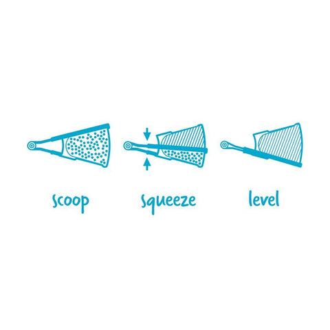 SCRAPE LEVEL MEASURING CUP SET 4PC (#102204)