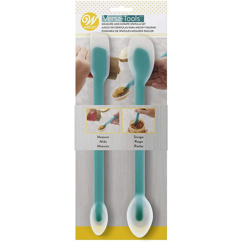 SCRAPE & MEASURE SPATULA 2PC SET 02-0-0009 (#102586)