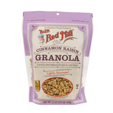 GRANOLA CINNAMON RAISIN 12OZ (#102714)