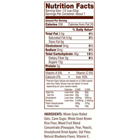 GRANOLA APPLE BLUEBERRY 12OZ (#102761)