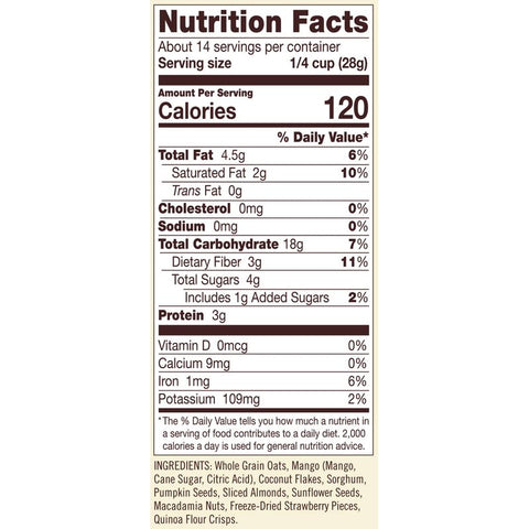 GF TROPICAL MUESLI 14OZ (#102764)