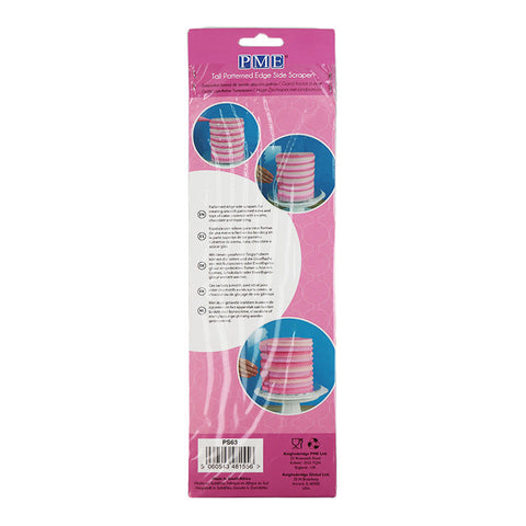 RIBBED PATTERNED EDGE SIDE SCRAPER 10" (#102978)