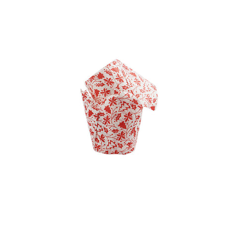 BAKING CASES TULIP 11X11CM XMAS TREE RED 200PC (#103468)