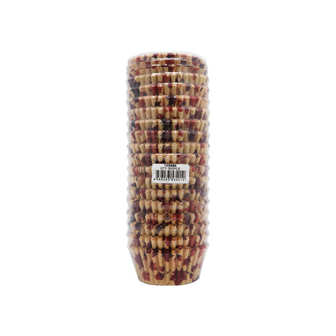 BAKING CASES GREASEPROOF 110MM AUTUMN 500PC (#103484)