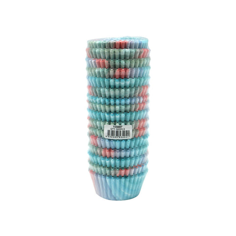 BAKING CASES GREASEPROOF 110MM WATER PAINT STRIPE 500PC (#103487)