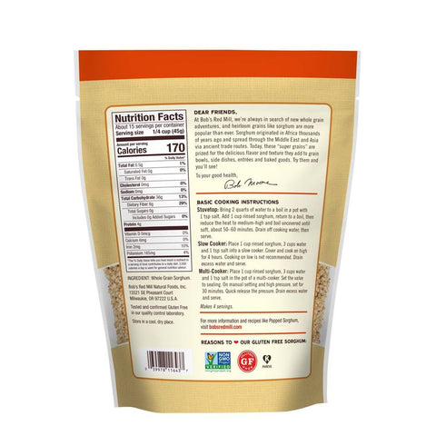 GF SWT WHITE SORGHUM GRAIN 24OZ (#103651)