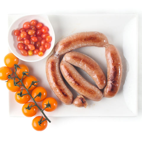 FROZEN SAUSAGE PORK AND GARLIC 6PC 454G (#103998)