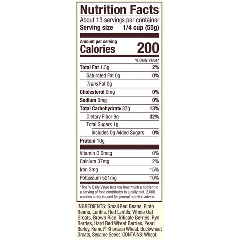 WHOLE GRAINS & BEANS SOUP MIX 26OZ (#104406)