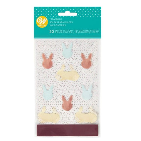 EASTER BUNNY MINI TREAT BAG 1912-0-0162 20PC (#104592)