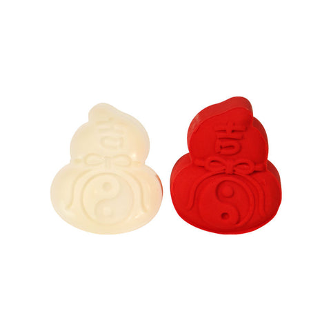 MOONCAKE MOULD PLASTIC GOURD 50G (#104802)