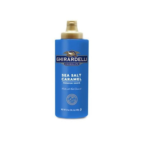SEA SALT CARAMEL SAUCE SQUEEZE BOTTLE 454G (#105299)