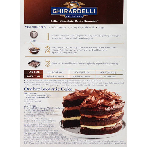DOUBLE CHOCOLATE BROWNIE MIX 510G (#105312)