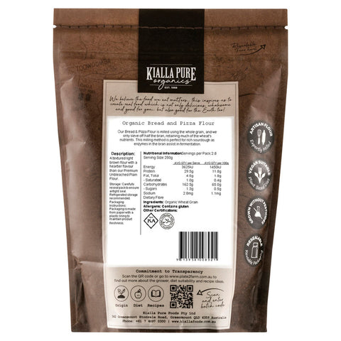 ORGANIC BREAD AND PIZZA FLOUR 700G (#105461)