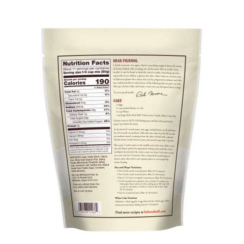 GF VANILLA CAKE MIX 19OZ (#105506)