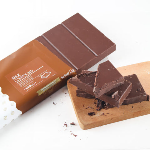 CHOC MILK COMPOUND BLOCK 1KG VHP (#105598)