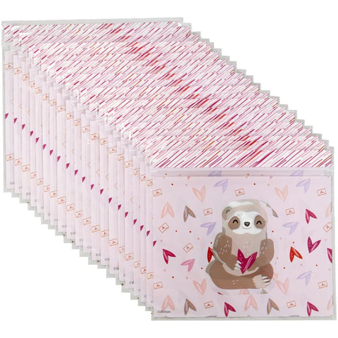 SLOTH RESEALABLE BAG 7X6.5" 1912-0-0327 20PC (#106404)