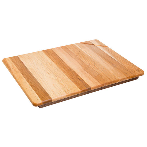 MAPLE PASTRY BOARD WITH WALNUT CLEAT 24X18X0.75 INCH (#106657)