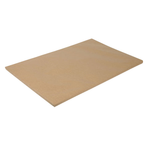 UNBLEACHED GREASEPROOF PAPER 60X40CM 500PC (#106698)