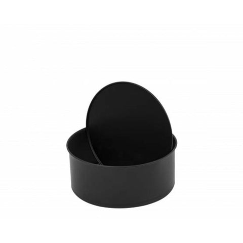 7 INCH NON-STICK BLACK ROUND LOOSE BASE PAN (#106894)