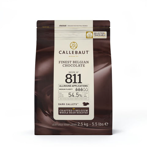 DARK COUVERTURE CHOCOLATE 54.5% 2.5KG (#106927)