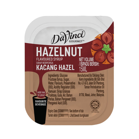HAZELNUT SYRUP 15ML (#107285)