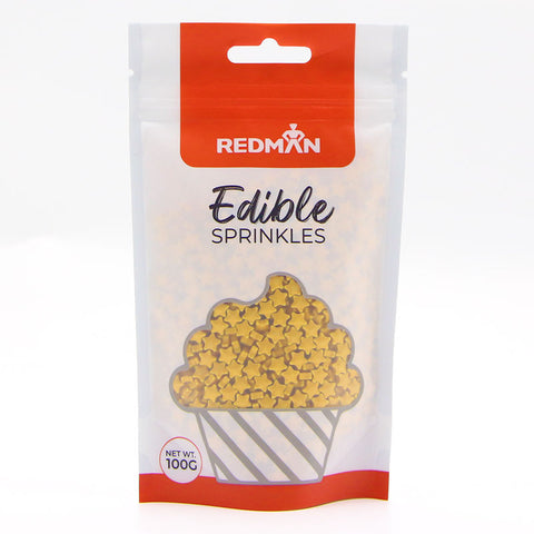 DECOR PRESS CANDY STAR GOLD 100G (#107342)