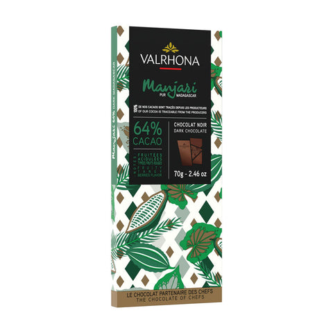 MANJARI 64% MADAGASCAR DARK CHOCOLATE 70G (#107677)