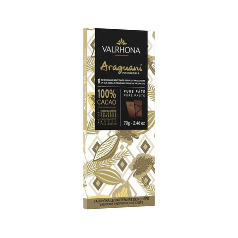 DARK CHOC ARAGUANI 100% VALRHONA 70G (#107680)