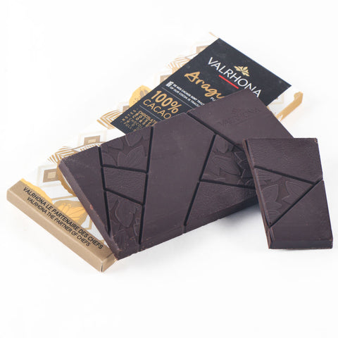 DARK CHOC ARAGUANI 100% VALRHONA 70G (#107680)