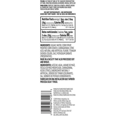 WHITE SPARKLE GEL 704-107 3.5OZ (#108196)