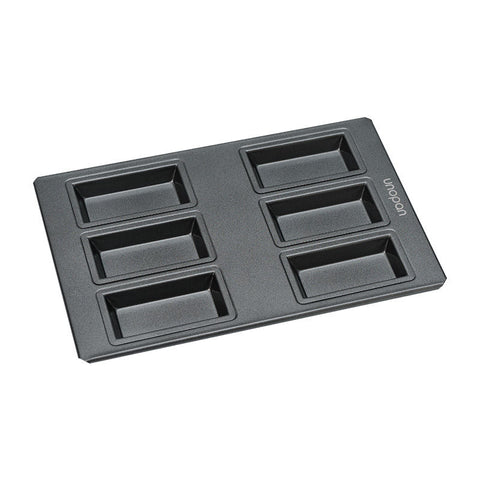 NONSTICK FINANCIER PAN 6CAV 30X20X2.1CM UN11012 (#108766)