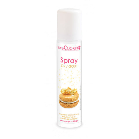 GOLD FOOD COLOUR SPRAY 75ML (#109261)