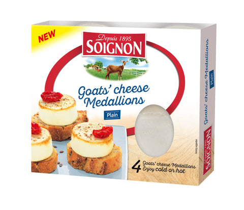 GOAT MEDAILLONS CHEESE 4X25G (#110184)