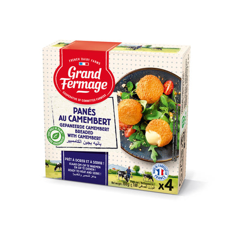 BREADED CAMEMBERT CHEESE 4X25G (#110189)