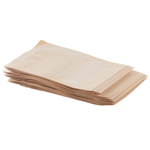 KRAFT ZIPLOCK BAG 250G 16X23.5CM (#110269)