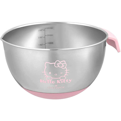 MIXING BOWL STAINLESS STEEL 20CM HELLO KITTY (#110458)