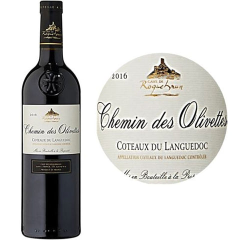 Red Wine-Coteaux du Languedoc 2021 Chemin des Olivettes750ML (#112166)