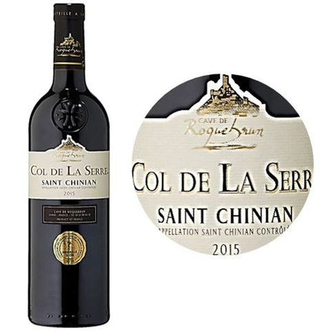 Red Wine-Saint Chinian 2020/2022Col de la Serre750ML (#112167)
