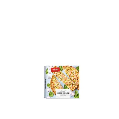 ALSATIAN-STYLE FLAMMEKUECHE WITH SALMON-LEEK 275G 1 PORTION (#113030)