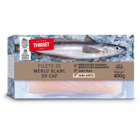 WHITE HAKE FILLETS FROM THE CAPE ECO FISH 400G 4-5 PIECES (#113195)