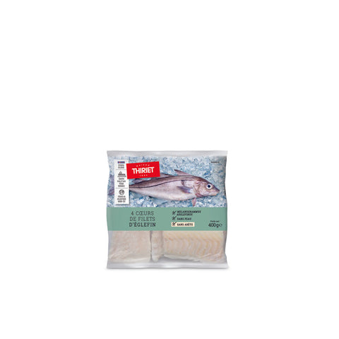 HADDOCK FILLET HEART PIECES ECO FISHING 400G 4-5 PIECES (#113199)