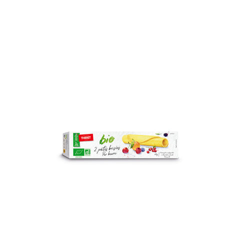 ORG PURE-BUT SHORTCRUST PASTRY SHEETS UNROLL 500G 2 PIECES (#113290)