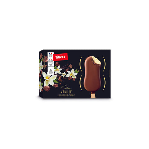 PARENTHESE ICE CREAM BARS VANILLA MILK CHOCO 288G 4PC (#120603)